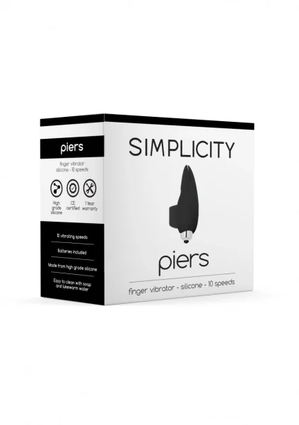 PIERS Finger Vibrator (Black)