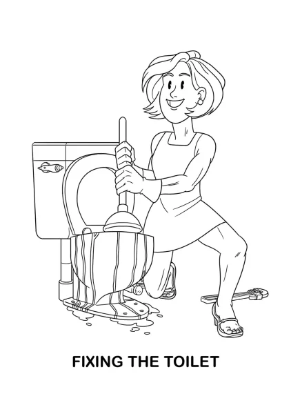 Adults Doing Adult Shit Coloring Book