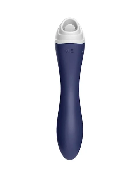 Liesel Licking G-spot Vibrator - Blue - 7.5 Inch