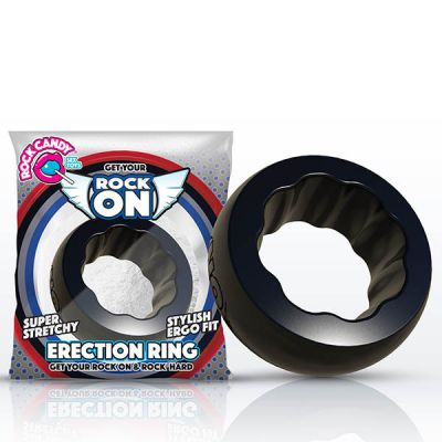 Rock On Black Cock Ring