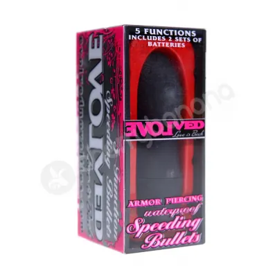 Speeding Bullets Armor Piercing Black Vibrator