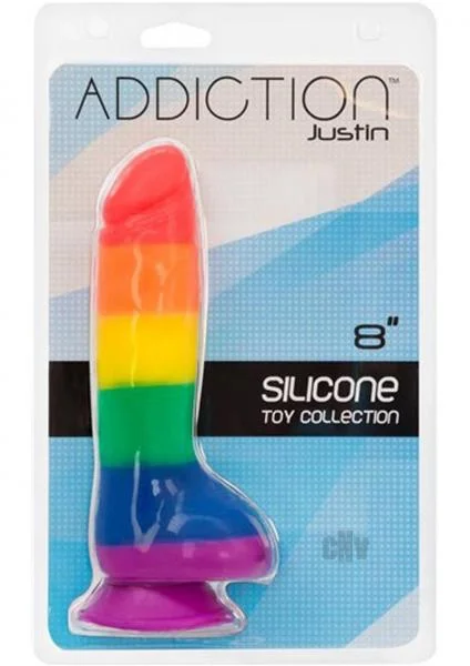 Addiction Justin 8 inches Rainbow Dildo — image 6 of 8