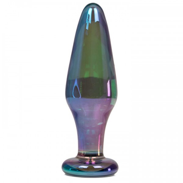 Glacier Glass Aura Slim Butt Plug – 4.5 Inch