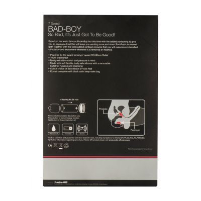 Bad Boy Black Best Silicone Vibrator