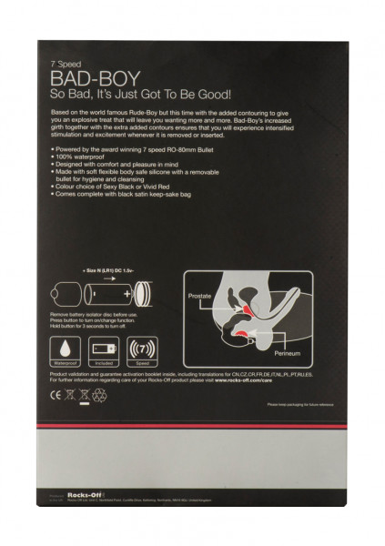 Bad Boy - Black - Best Silicone Vibrator