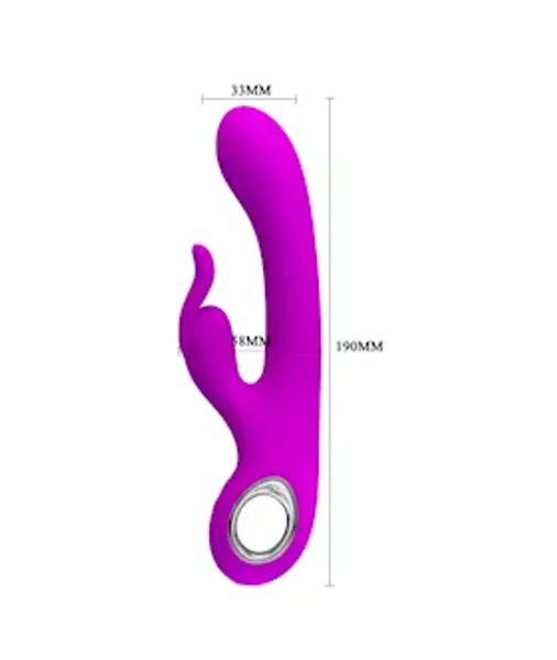 Hot Rabbit Dual Ear Vibrator - 7.4 Inch — image 5 of 8