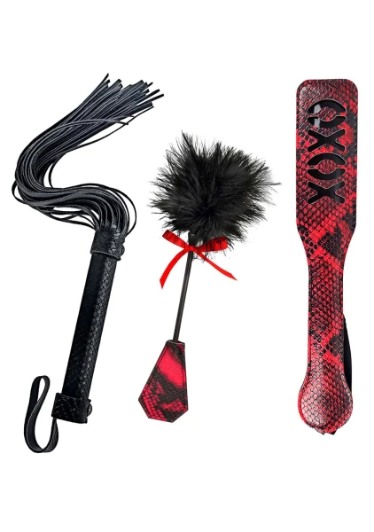 Lovers Kits Whip, Spank & Tickle Set