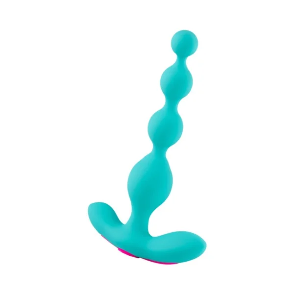Femmefunn Funn Beads Vibrating Anal Beads Turquoise Blue