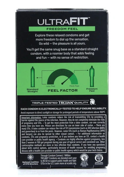 Trojan Ultra Fit Freedom Feel Condoms