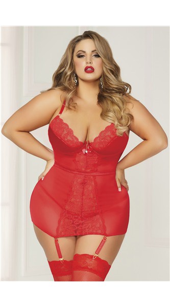Chemise & Panty Set 1X/2X