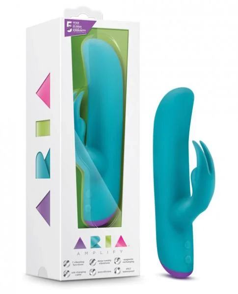 Aria Amplify Aquamarine Blue Rabbit Vibrator