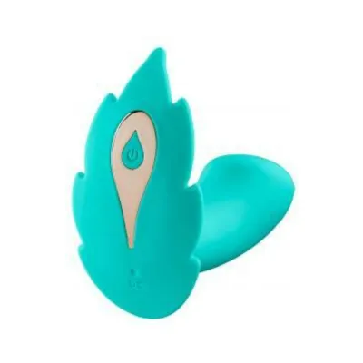 Couples Vibrators Cloud 9 Health Wellness Wireless Remote Control Panty Leaf Vibe Teal