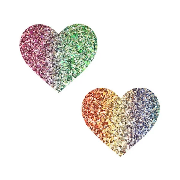 Neva Nude Pasty Heart Glitter Multicolor — image 7 of 11