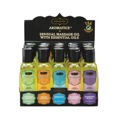 Kama Sutra Aromatics Massage Oil Asst Scents Display Of 15 2oz Bottles