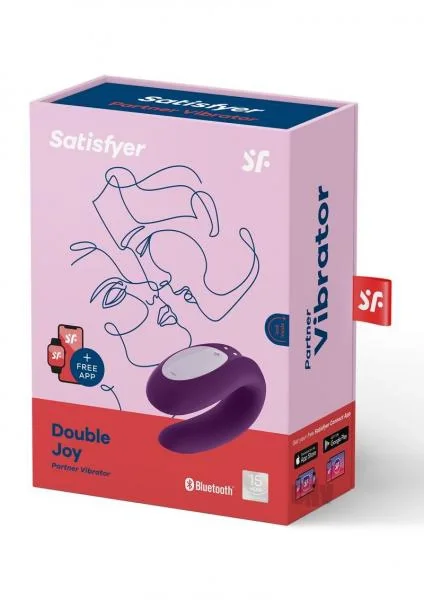 Satisfyer Double Joy Violet W/ App (net)