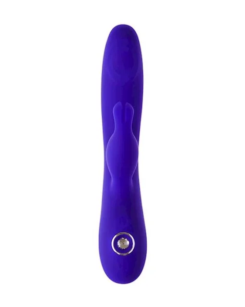 Share Satisfaction Azure Rabbit Vibrator - Blue - 8.6 Inch