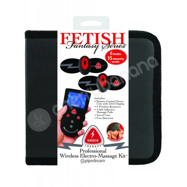 Fetish Fantasy Series Shock Therapy Professional Wireless Electro-Massage Kit

