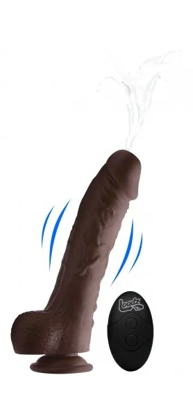 Loadz 8.5" Squirting Dildo - Dark
