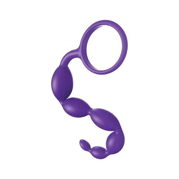 QUAKE Non-Vibrating Silicone Anal Chain Beads by VeDO