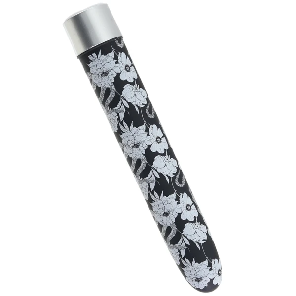 The Collection Eden Limited Edition Rechargeable Waterproof Slimline Vibrator By Blush - Black & White