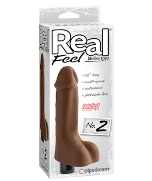 Real Feel Lifelike Toyz No 2 - Brown - 7.5 Inch — image 4 of 4