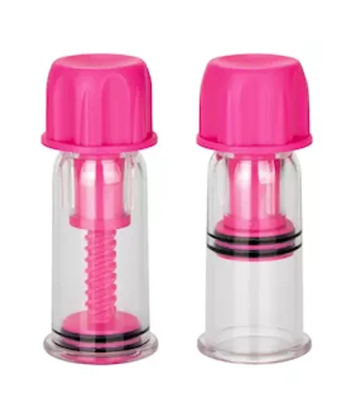 Nipple Play - Vacuum Twist Suckers (Pink) — image 11 of 12
