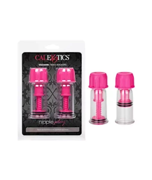 Nipple Play - Vacuum Twist Suckers (Pink) — image 12 of 12