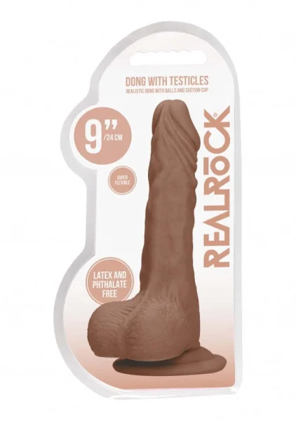 9" Realistic Cock + Balls