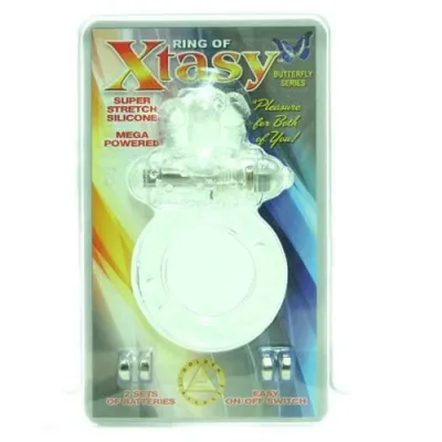 Ring of Xtasy Clear Butterfly