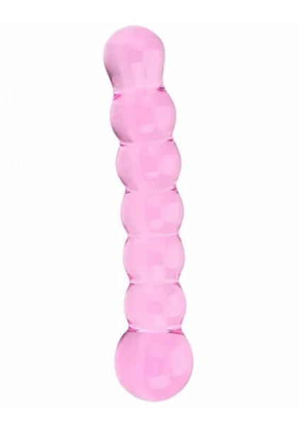 Spectrum Ribbed Glass Dildo