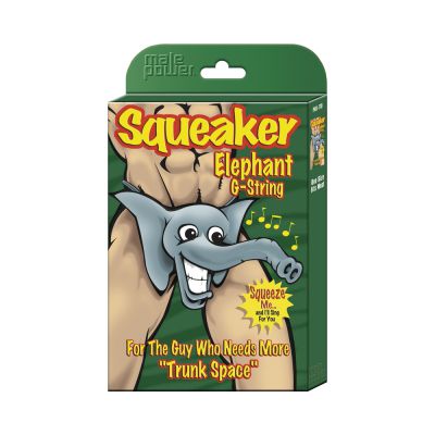 Male Power Squeaker Elephant G String