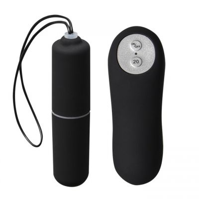 Bondara Black Mini 20 Speed Remote Control Bullet