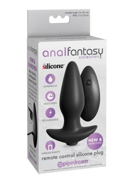 Anal Fantasy Collection Remote Control Silicone Plug