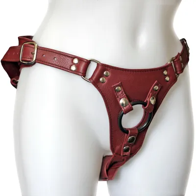 Aslan Cherry Minx Leather Strap On Harness