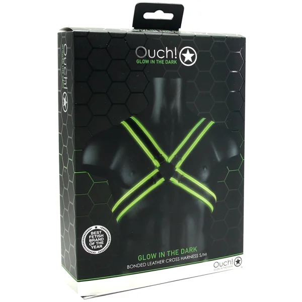 Ouch! Glow In The Dark Cross Harness