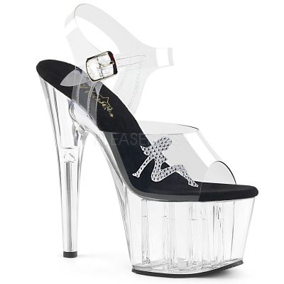 7 inches Heel 2 3 4 inches PF Ankle Strap Sandal w RS Trucker Girl