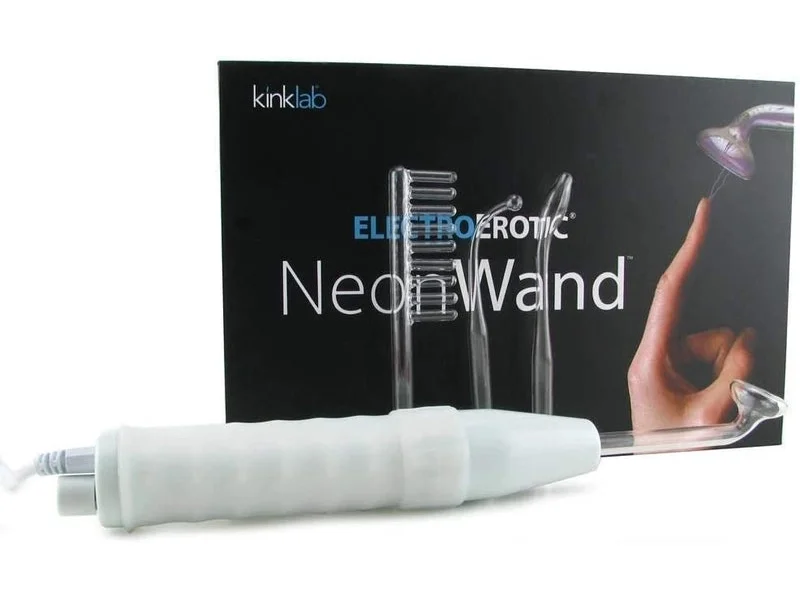 Kinklab Neon Wand Electrosex Kit-Purple/110V