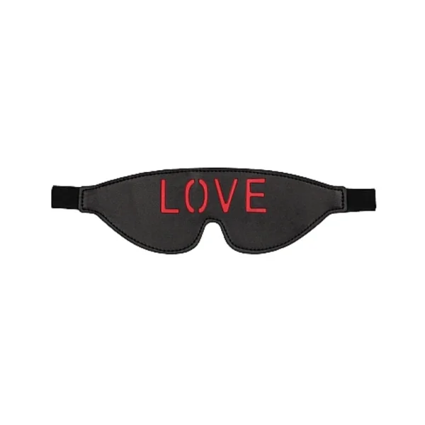 Ouch! Blindfold - LOVE - Black