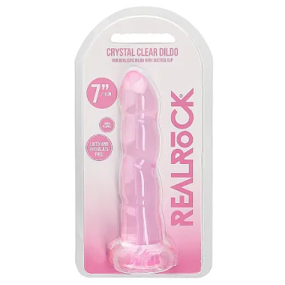 7 Ribbed Suction Cup Dildo