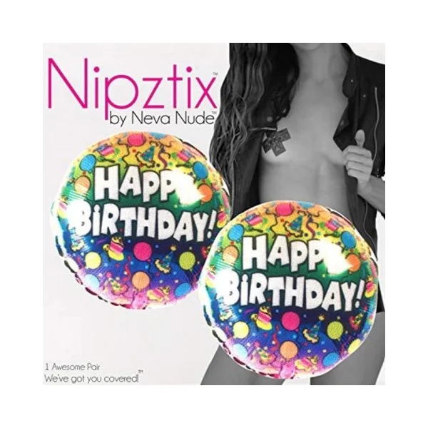 Neva Nude Pasty Happy Birthday Balloon — image 9 of 9