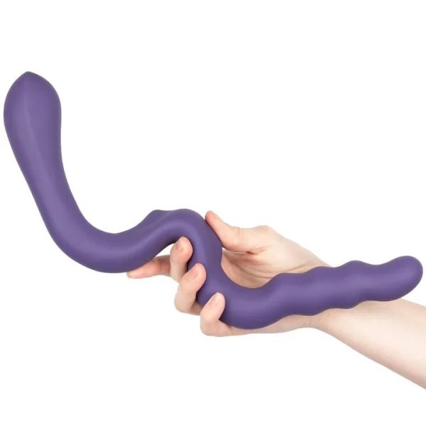 Bondara Wiggle Purple Silicone Double Ended Dildo - 17 Inch — image 5 of 5