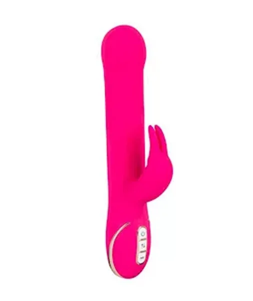 Tres Chic Rabbit Vibrator - Pink - 9 Inch — image 4 of 5