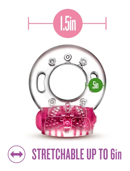 Play With Me - Arouser Vibrating C-ring - Pink
