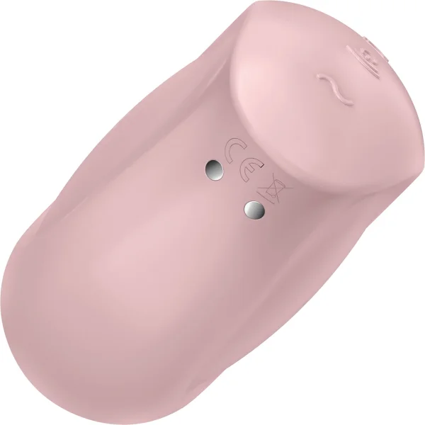 Satisfyer Sugar Rush Pressure Wave Rechargeable Waterproof Clitoral Stimulator - Pink
