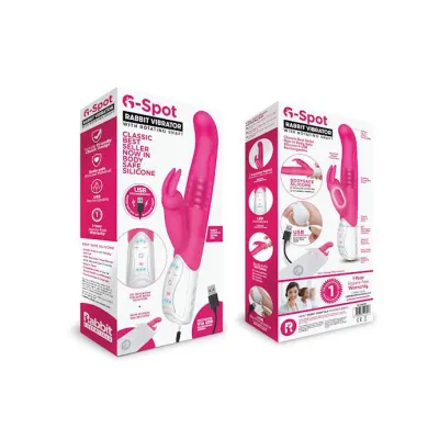 Rr Rechargeable G spot Rabbit Hot Pink Pink