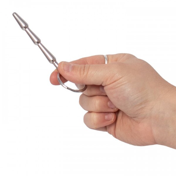 Torment Cock-Corrupter Stainless Steel Penis Plug - 4 Inch — image 4 of 4