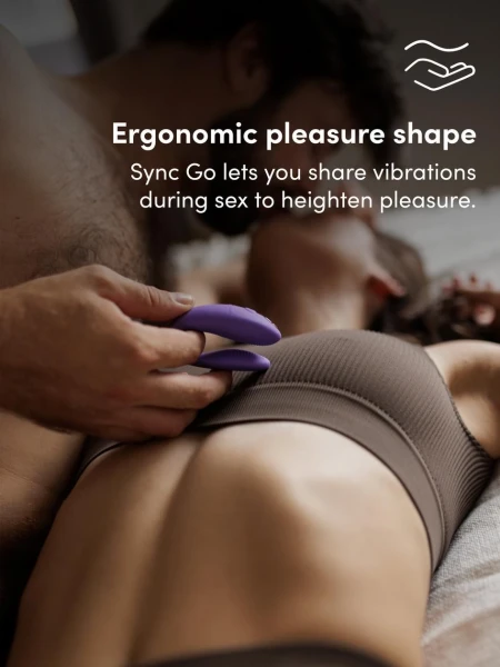 We-Vibe Sync Go App Controlled Rechargeable Clitoral and G-Spot Vibrator