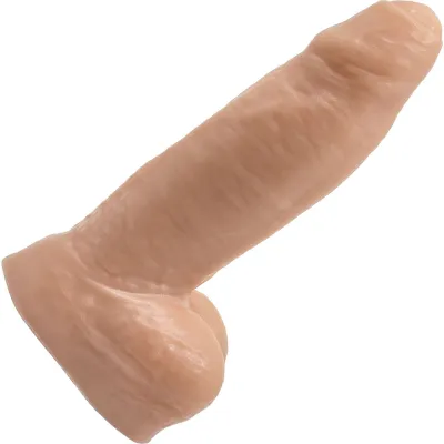 WEE Daddy Danny Uncut 6 25 Platinum Silicone Realistic Dildo With Balls By Dee s Big Daddies Vanilla