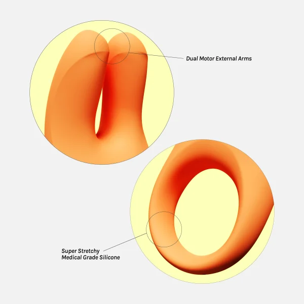 Vush Orb Vibrating Couples Ring