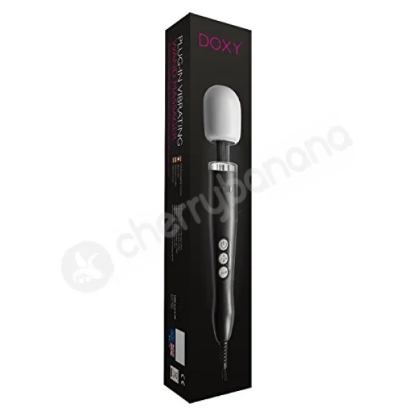 Doxy Black Extra Powerful Vibrating Wand Massager